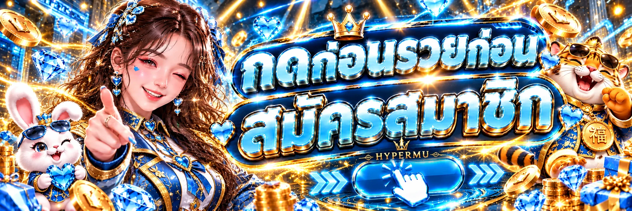 เข้าสู่ระบบ HYPERMU ผ่านโดเมนทางการ